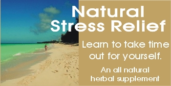 Natural stress relief herbs for stress relief product using a herbal remedy and vitamin stress relief supplement.