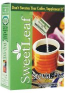 Purchase stevia packets and white stevia powder or stevia extract powder.
