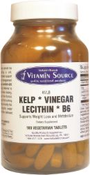Kelp Vinegar Lecithin Vitamin B6 Weight Loss Supplements