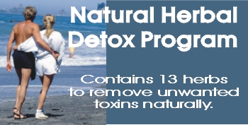 Detoxification supplement and herbal detox supplement or detox tea for body detox program.