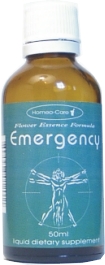 Emergency Flower Essence. Natural, gentle formula for emotion distress, stress, shock, and emotional emergencies. No side effects.